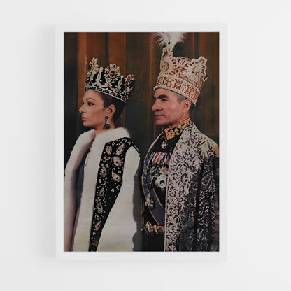 ap-shah mohammad reza pahlavi-10 cadre Blanc