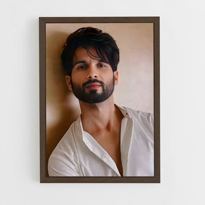 ap-shahid kapoor-2 cadre Bois foncé