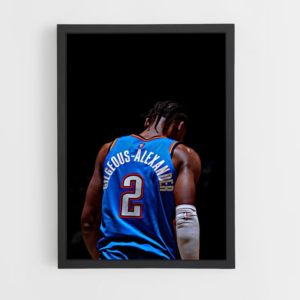 ap-shai gilgeous-alexander-1 cadre Noir