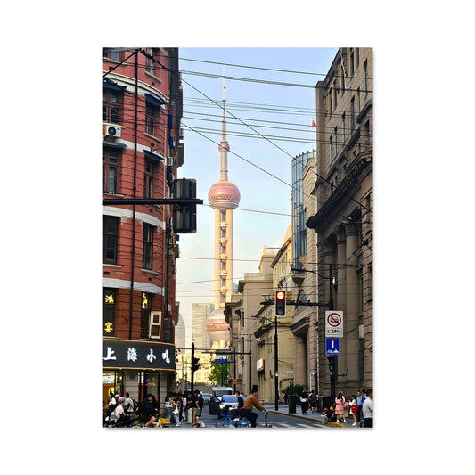 Poster Vélos de Shanghai