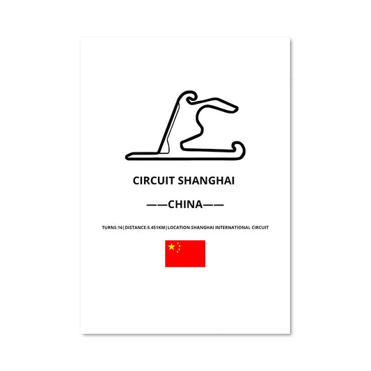 Poster Circuit National de Shanghai