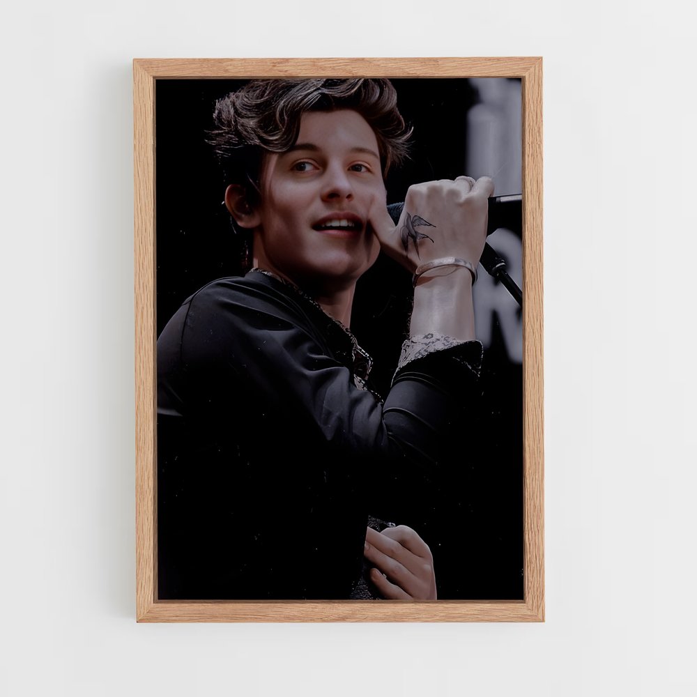 ap-shawn mendes-12 cadre Bois clair