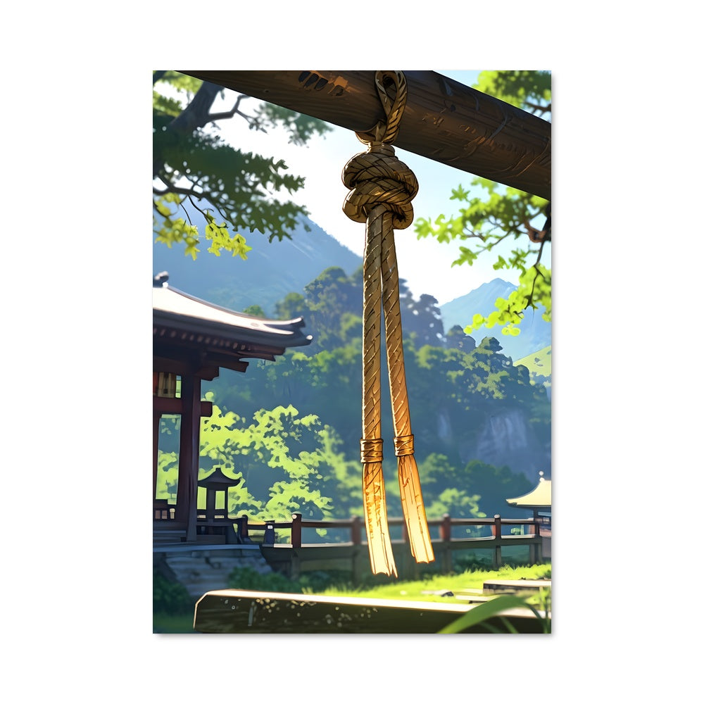 Poster Banc en Bois