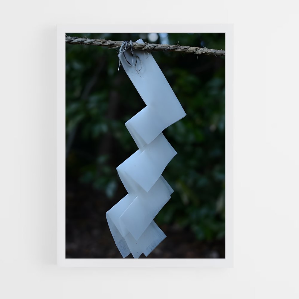 ap-shimenawa rope-4 cadre Blanc