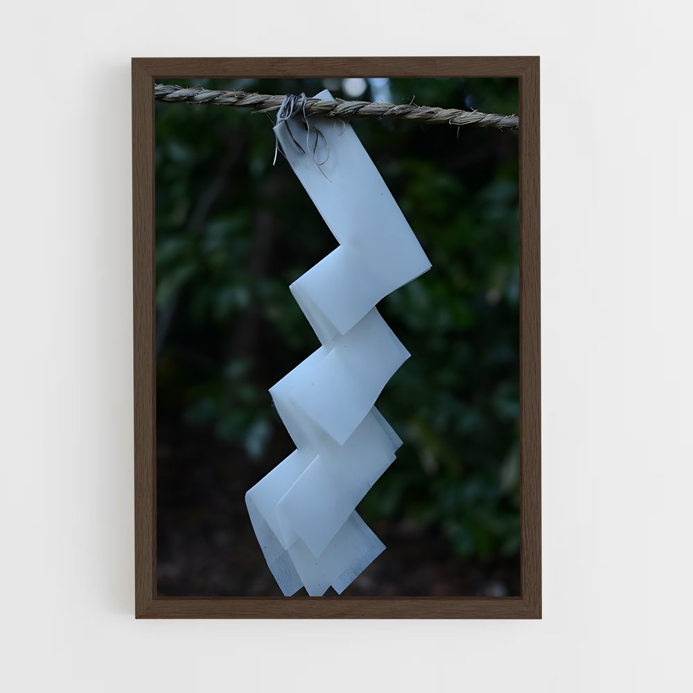 ap-shimenawa rope-4 cadre Bois foncé