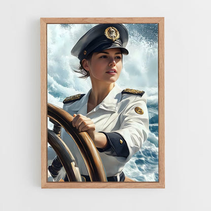 ap-ship captain-9 cadre Bois clair