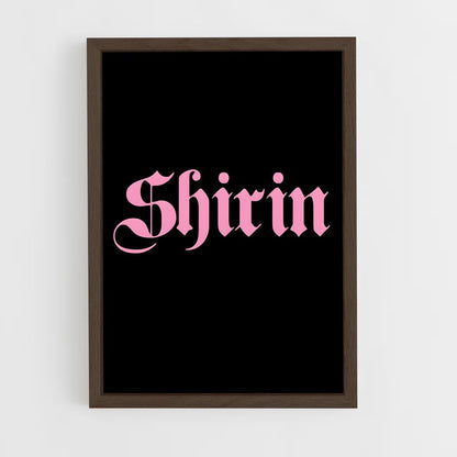 ap-shirin david-4 cadre Bois foncé