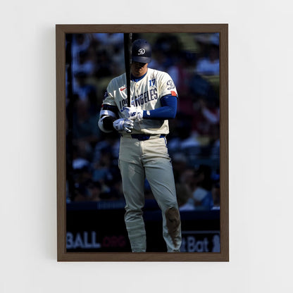 ap-shohei ohtani-11 cadre Bois foncé