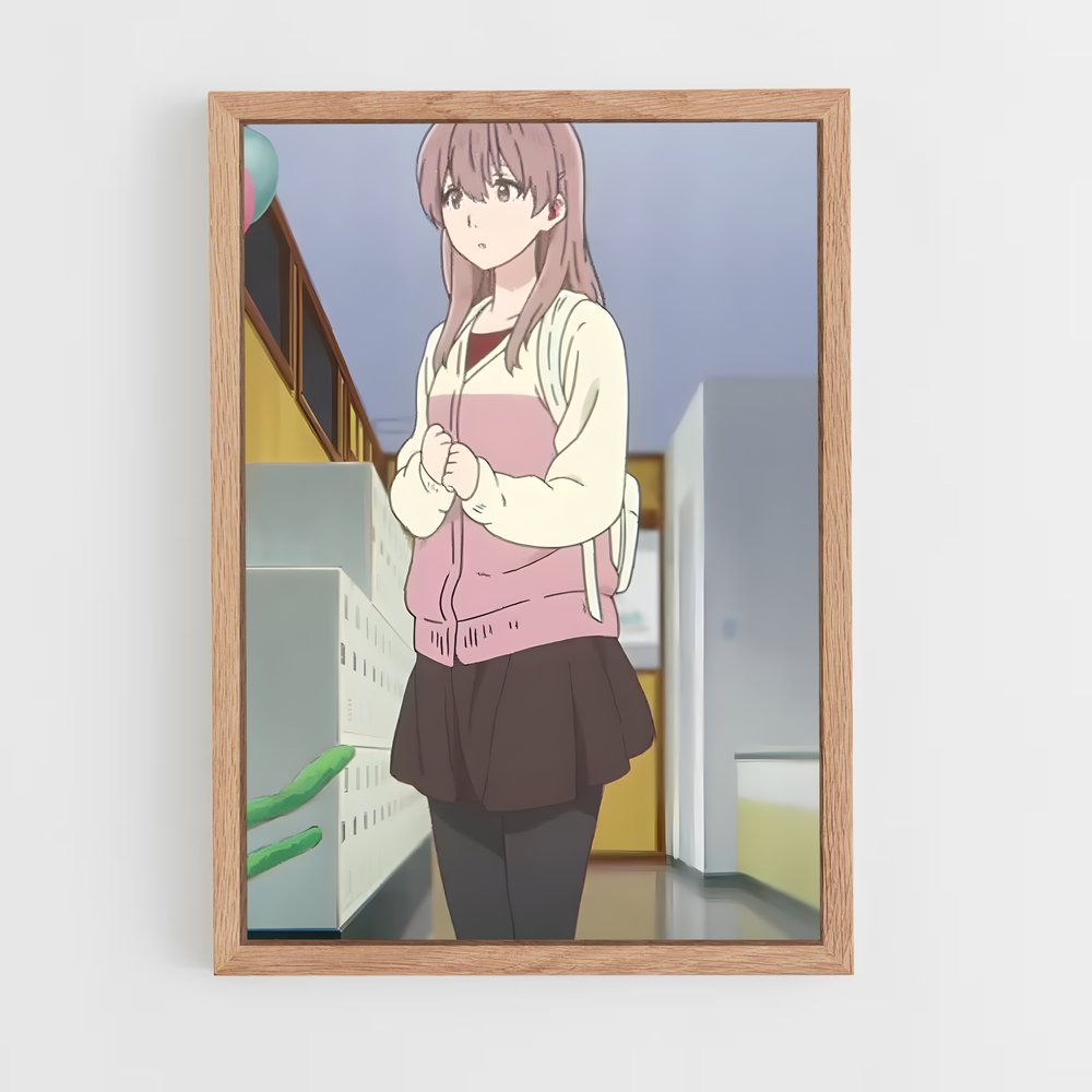 ap-shoko nishimiya-2 cadre Bois clair