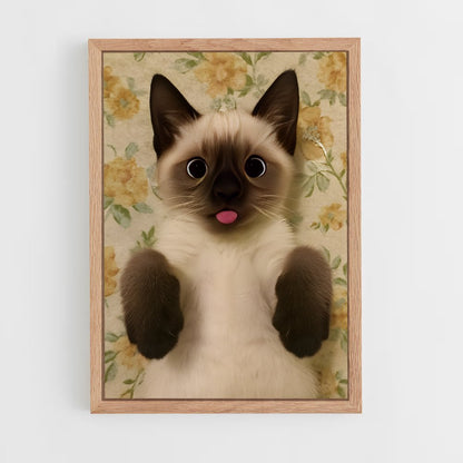 ap-siamese-1 cadre Bois clair