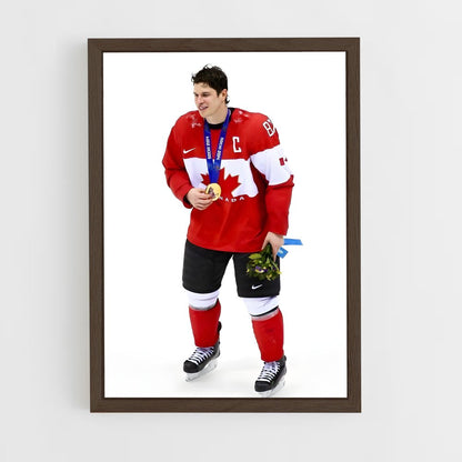 ap-sidney crosby-5 cadre Bois foncé