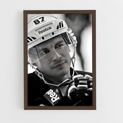 ap-sidney crosby-6 cadre Bois foncé