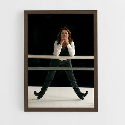 ap-sidse babett knudsen-18 cadre Bois foncé