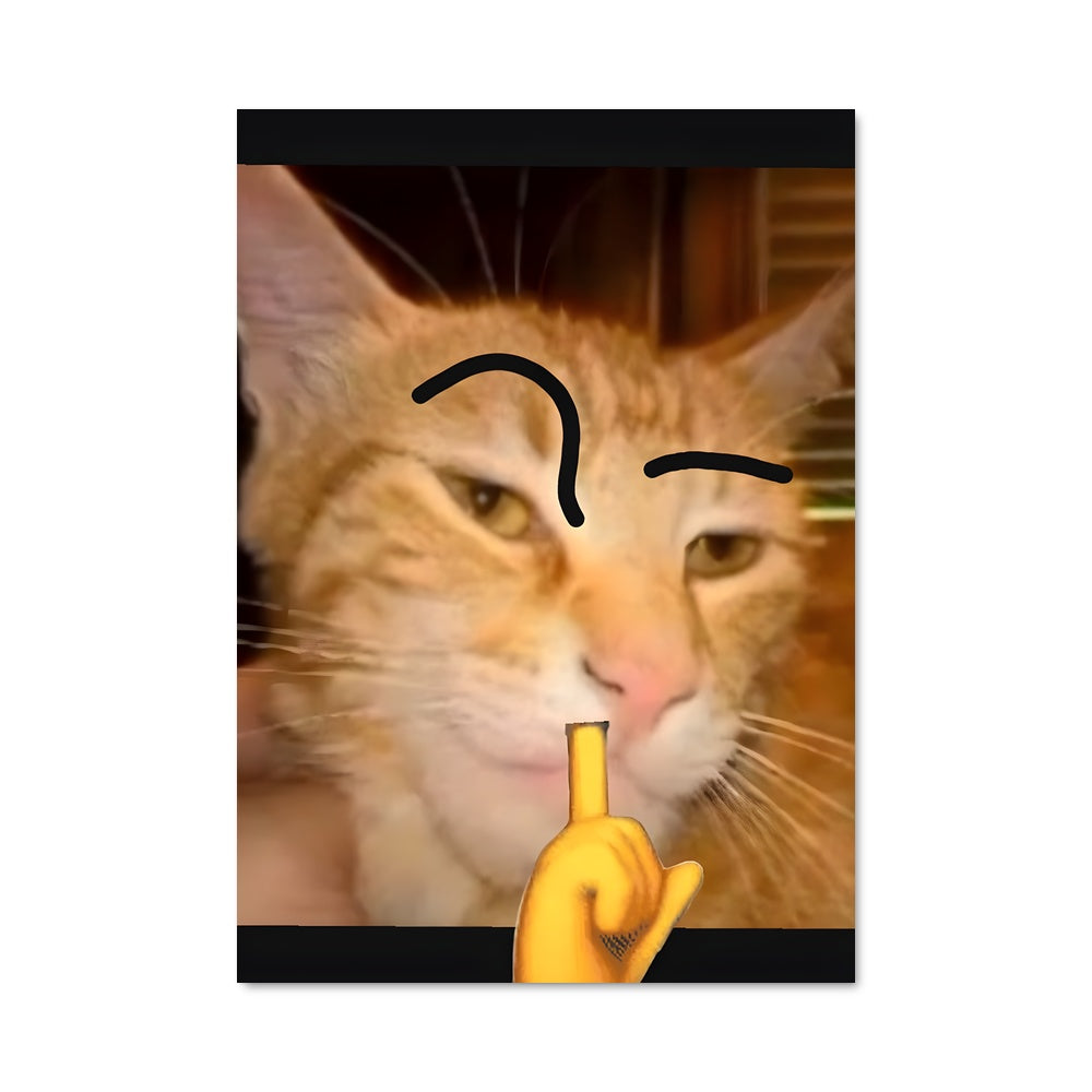 Poster Banane Feline