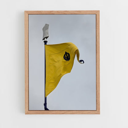 ap-sikh flag-1 cadre Bois clair