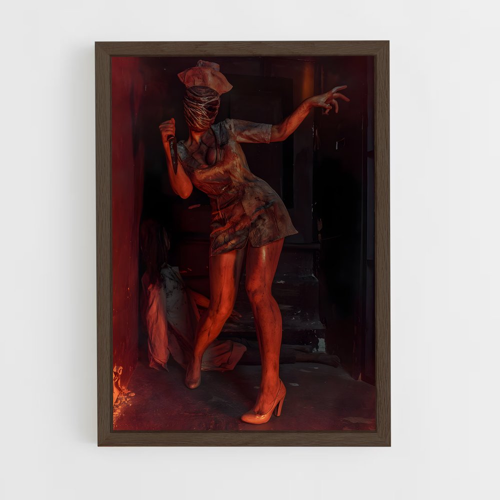ap-silent hill-5 cadre Bois foncé