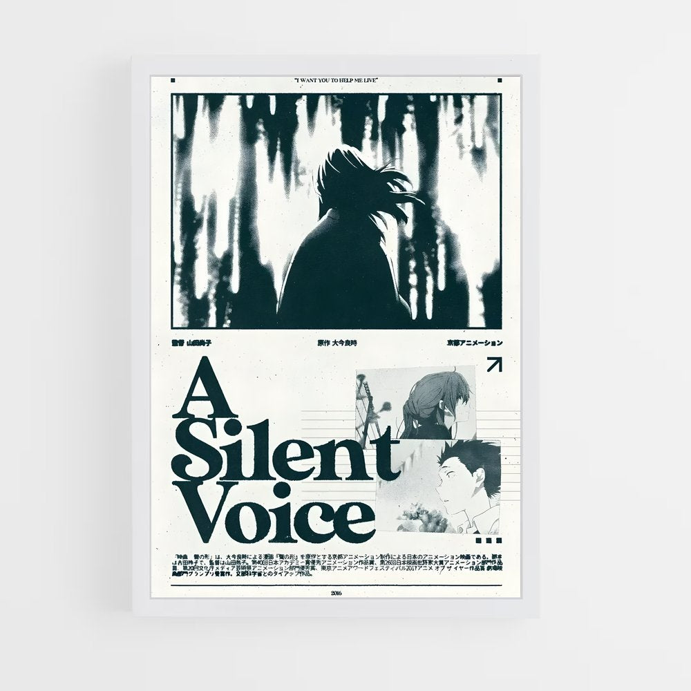 ap-silent voice-1 cadre Blanc