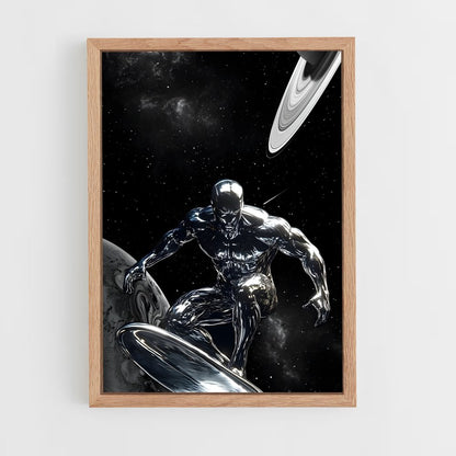 ap-silver surfer-13 cadre Bois clair