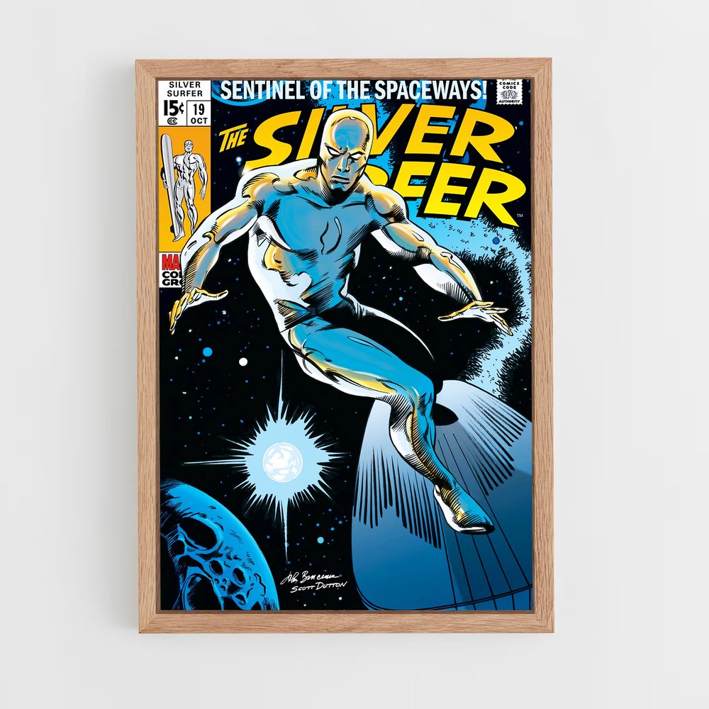ap-silver surfer-4 cadre Bois clair