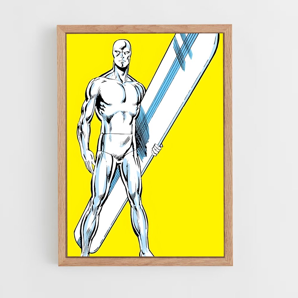 ap-silver surfer-6 cadre Bois clair