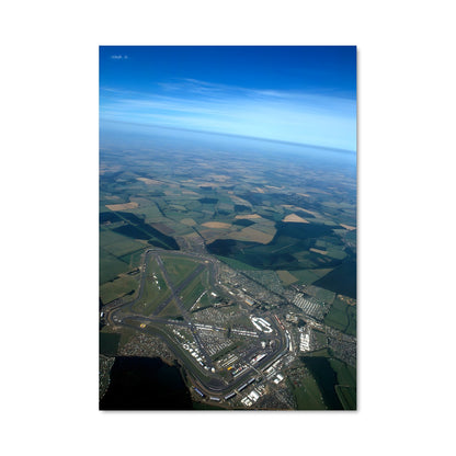 Poster Vue Aérienne de Silverstone