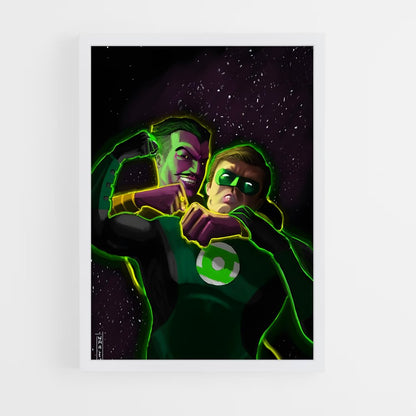ap-sinestro green lantern-7 cadre Blanc