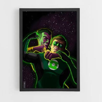 ap-sinestro green lantern-7 cadre Noir
