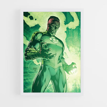 ap-sinestro green lantern-9 cadre Blanc