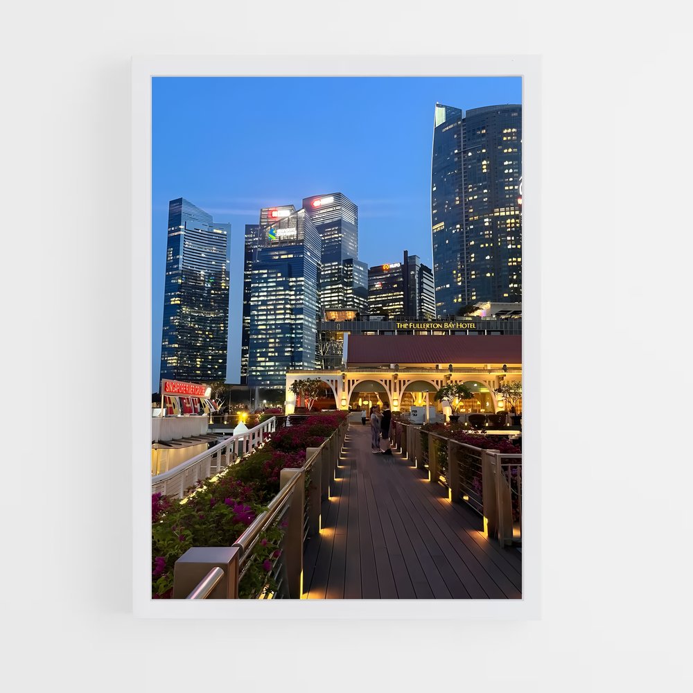 ap-singapore city-2 cadre Blanc