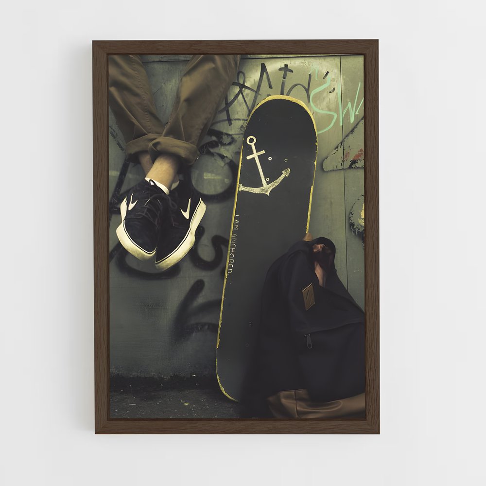 ap-skateboard fashion-10 cadre Bois foncé