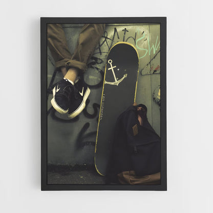 ap-skateboard fashion-10 cadre Noir