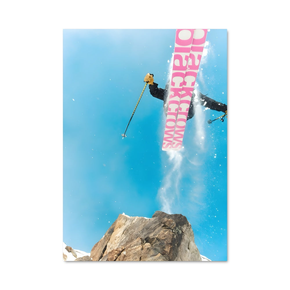 Poster Airborne Skiing