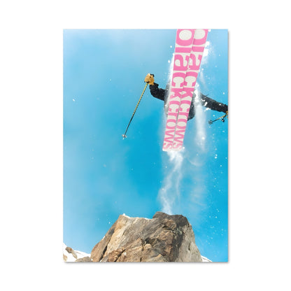 Poster Airborne Skiing