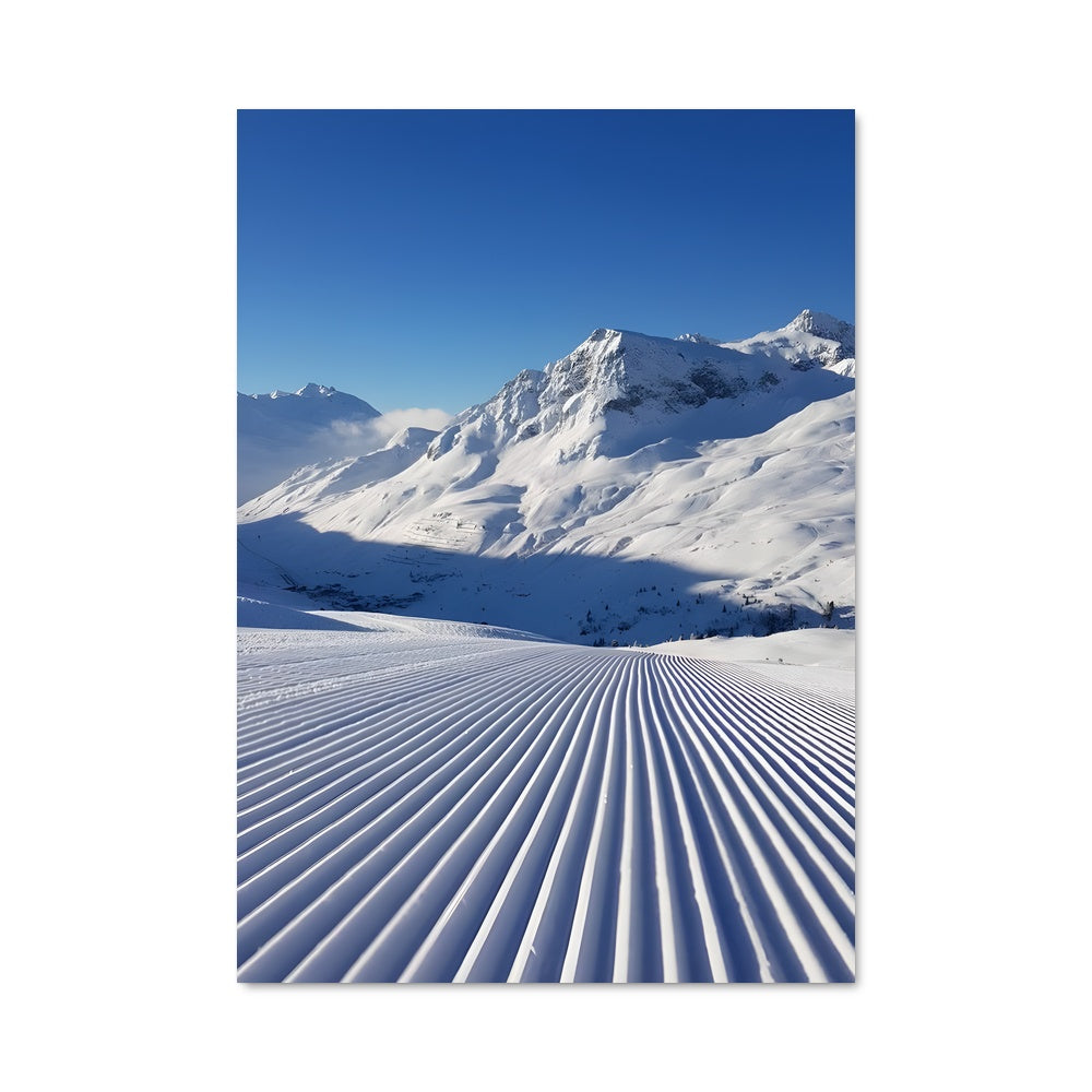 Poster Piste Enneigée
