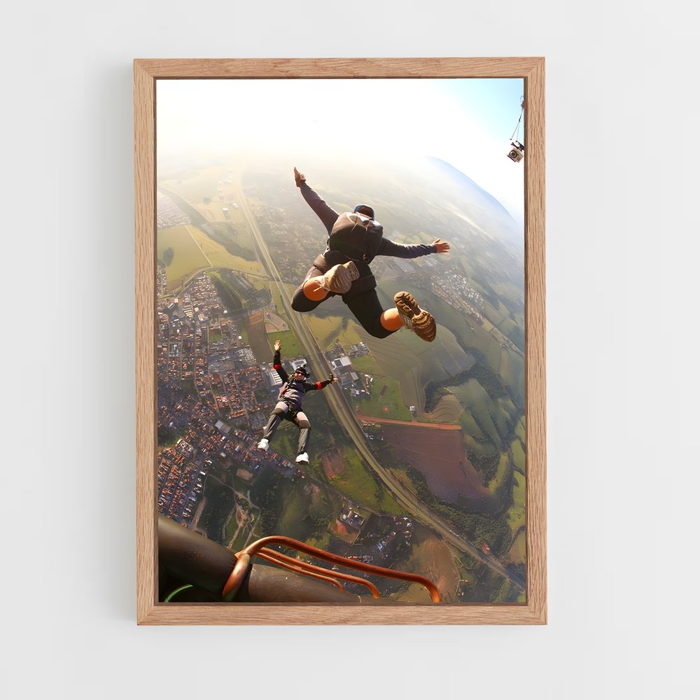 ap-skydiving-1 cadre Bois clair