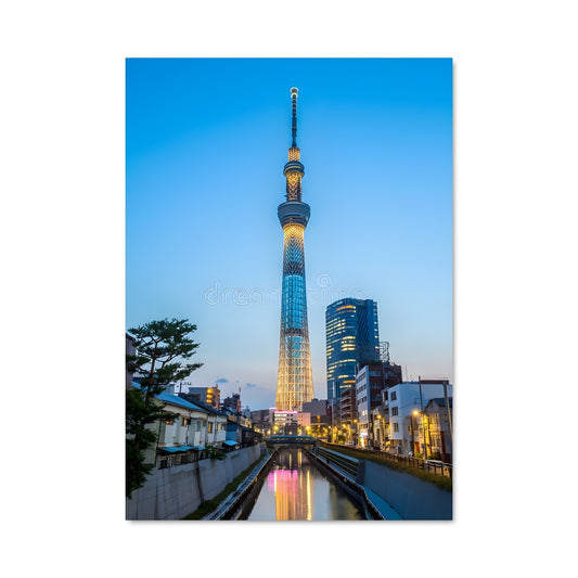 Poster Nuit Étoilée Tokyo