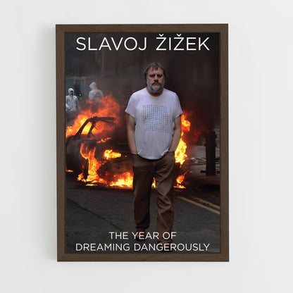 ap-slavoj zizek-4 cadre Bois foncé