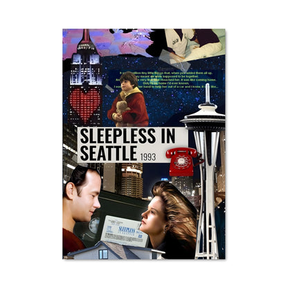 Poster Amour au Clair de Lune