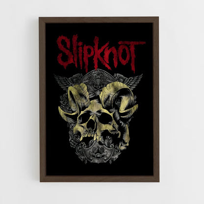 ap-slipknot-6 cadre Bois foncé