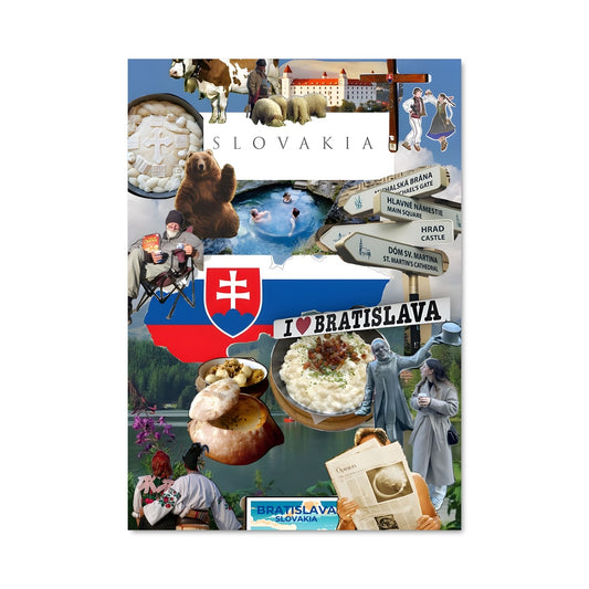 Poster Couleurs de la Slovaquie
