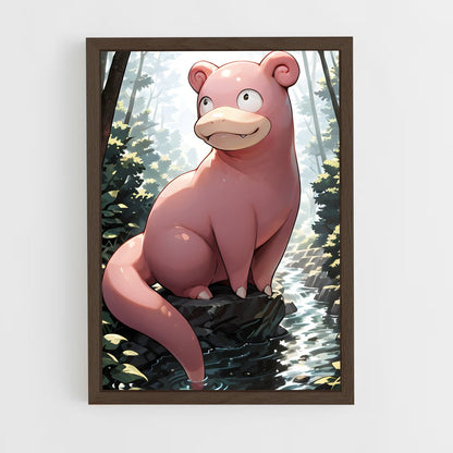 ap-slowpoke-1 cadre Bois foncé