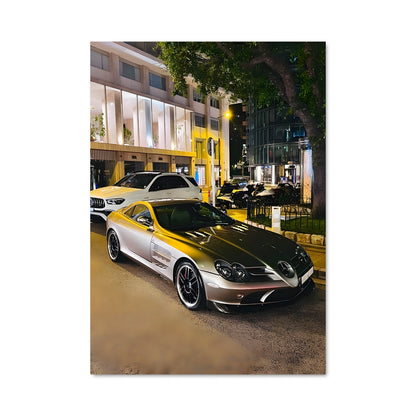 Poster Yellow Racer