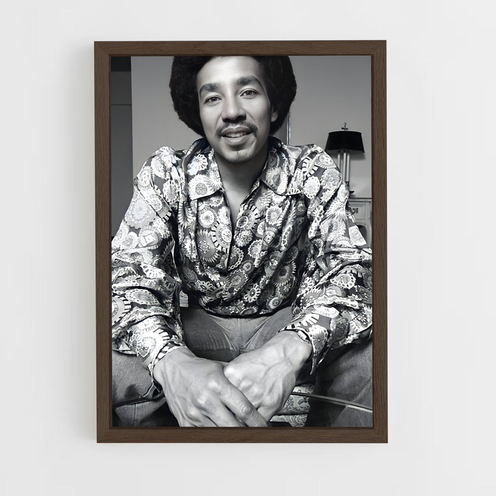 ap-smokey robinson-2 cadre Bois foncé