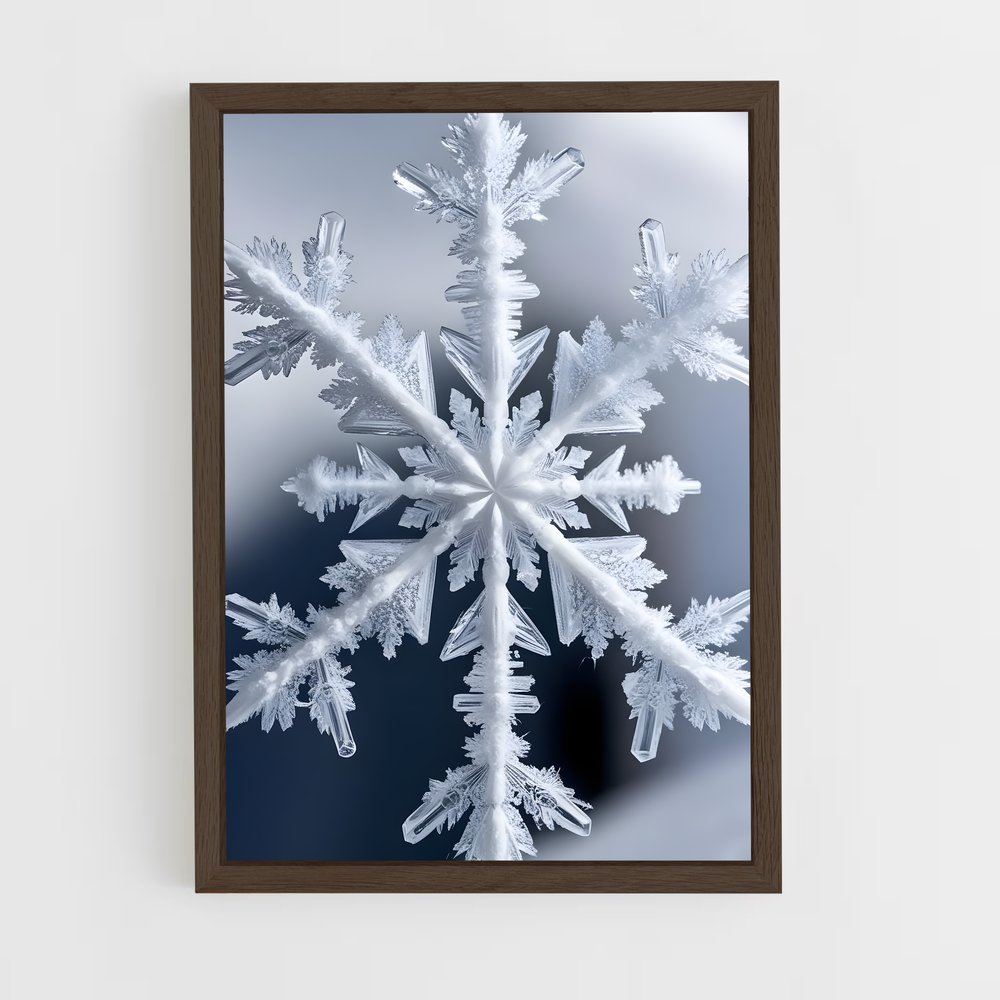 ap-snowflake-7 cadre Bois foncé
