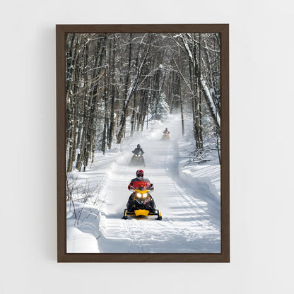 ap-snowmobiles-4 cadre Bois foncé