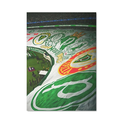 Poster Fierté Verde e Branco
