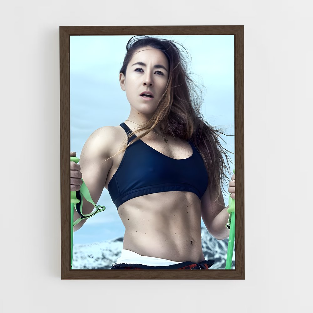 ap-sofia goggia-1 cadre Bois foncé
