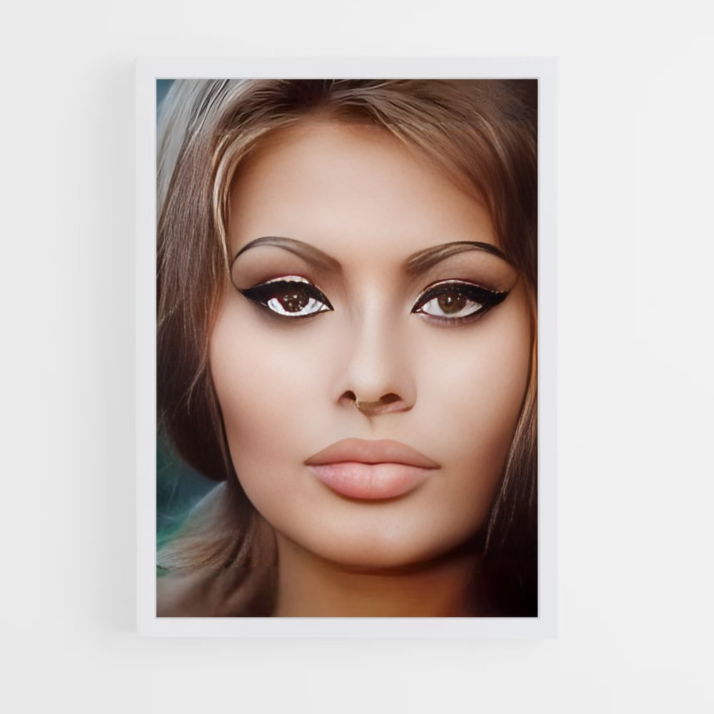ap-sofia loren-2 cadre Blanc