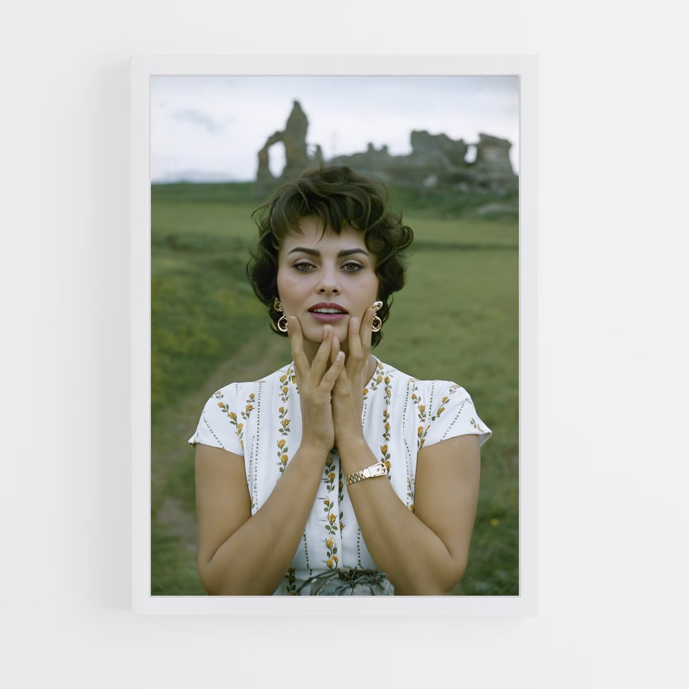 ap-sofia loren-3 cadre Blanc
