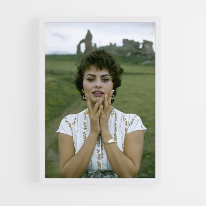 ap-sofia loren-3 cadre Blanc